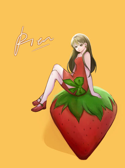 Strawberry Girl